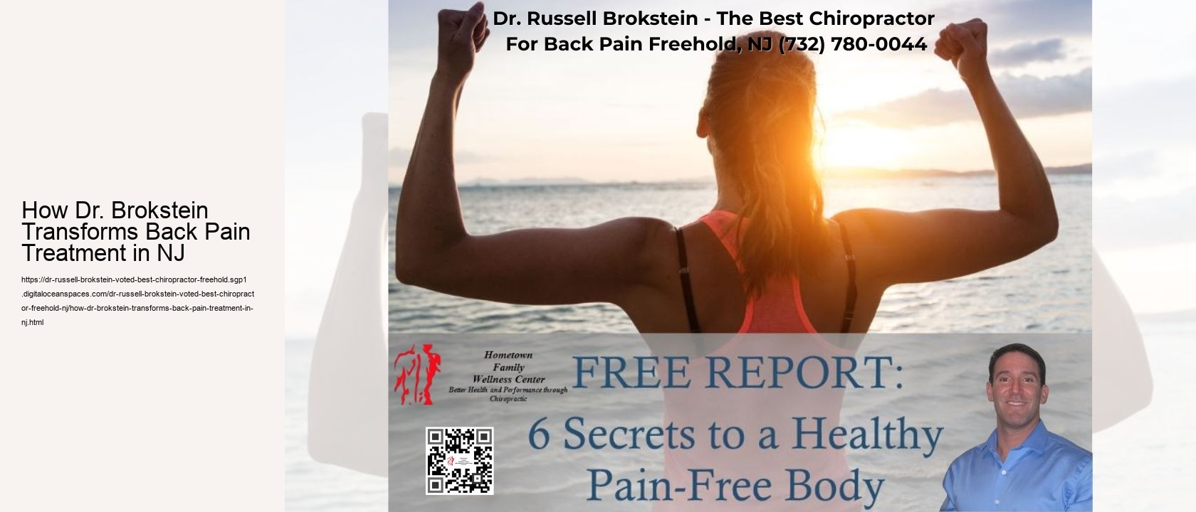 How Dr. Brokstein Transforms Back Pain Treatment in NJ